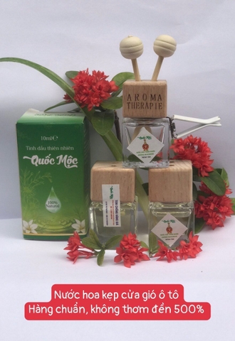 Tinh dầu lục giác Quốc Mộc treo xe ô tô