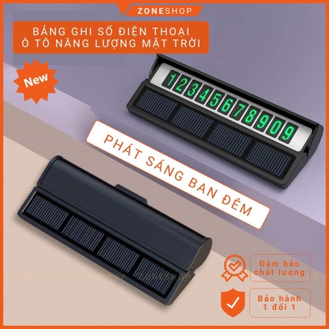 Bảng số đèn led có năng lượng mặt trời