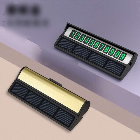 Bảng số đèn led có năng lượng mặt trời
