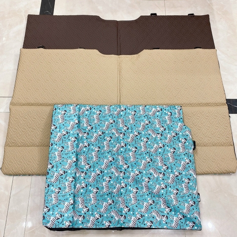 Giường nằm 6 mảnh gấp gọn trên xe ô tô