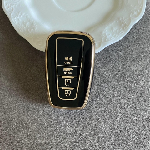 (TPU) Ốp khóa mạ nhựa dẻo silicon hãng xe TOYOTA