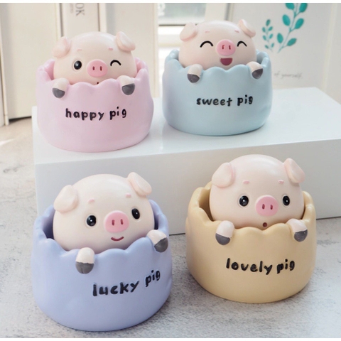 Chú heo lắc lư 4 màu