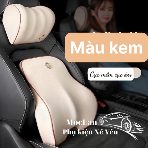 (Bán lẻ) Tựa đầu và tựa lưng ruột cao su non Sport fom mới 2023