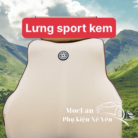 (Bán lẻ) Tựa đầu và tựa lưng ruột cao su non Sport fom mới 2023