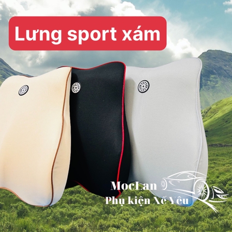 (Bán lẻ) Tựa đầu và tựa lưng ruột cao su non Sport fom mới 2023