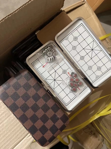 Bộ cờ tướng nam châm mini 2 mặt thiết kế nhỏ gọn bỏ túi