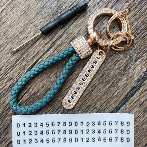 Móc khóa Thừng đính đá
