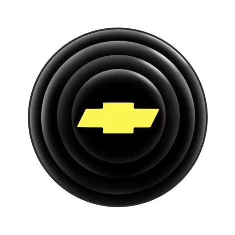 Nút giảm chấn logo hãng xe màu đen - NGC