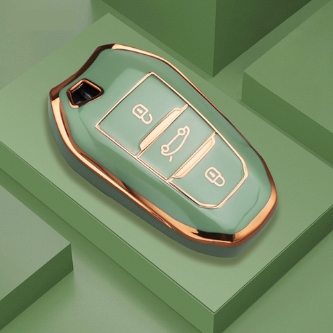 (TPU) Ốp khóa mạ nhựa  xe Peugoet