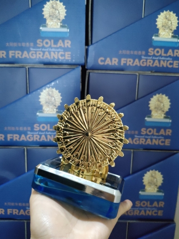 (50ml) Nước hoa ô tô CARLOX kiêm tượng phật Quan Thế Âm nghìn tay xoay 360 độ bằng năng lượng mặt trời
