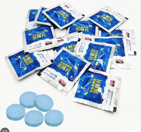 Combo 50 viên sủi rửa kính xe ô tô