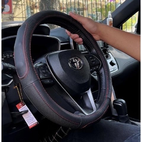Bọc vô lăng da thật size 38cm - Tròn B06