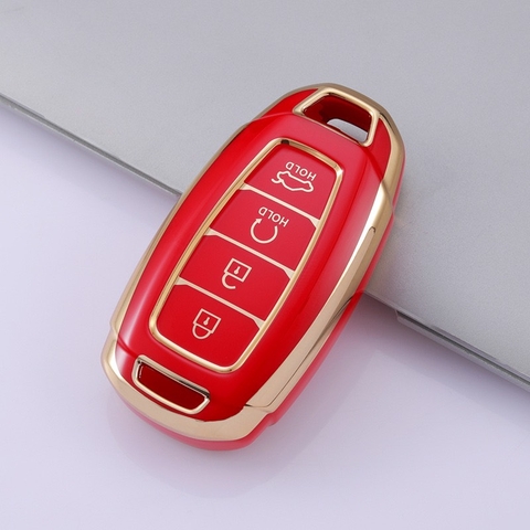 (TPU) Ốp khóa mạ nhựa xe Hyundai