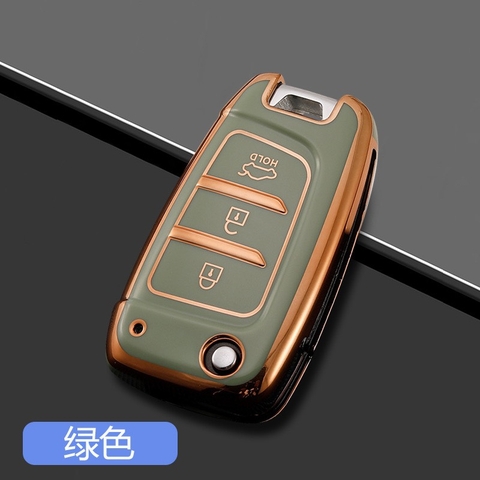 (TPU) Ốp khóa mạ nhựa xe Hyundai
