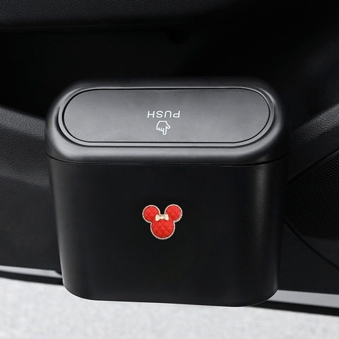 combo thùng đựng rác mini+mickey đỏ