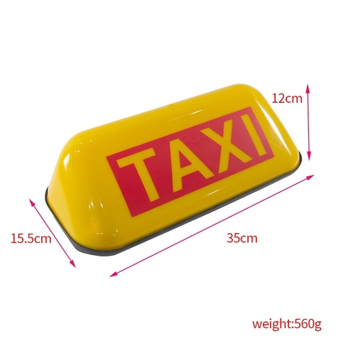 Mào taxi không có đèn size to 35cm