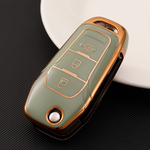 (TPU) ốp khóa mạ nhựa  xe Ford
