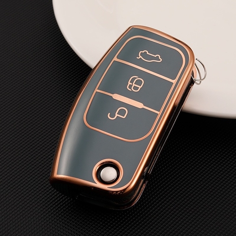 (TPU) ốp khóa mạ nhựa  xe Ford