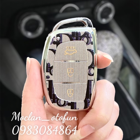 Ốp khoá GUCCI, Dior , BBR bảo vệ chìa khóa cho dòng xe ô tô HYUNDAI i10 , elantra , tucson