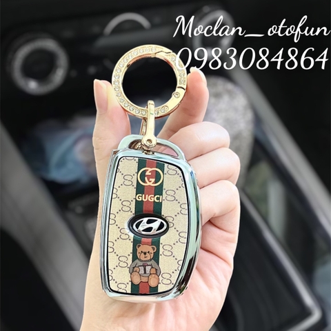 Ốp khoá GUCCI, Dior , BBR bảo vệ chìa khóa cho dòng xe ô tô HYUNDAI i10 , elantra , tucson