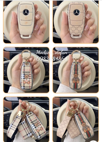 Ốp khoá GUCCI, DIOR , BUBERRY bảo vệ chìa khóa cho dòng xe ô tô Mercedes Benz C200 E200 C250 350