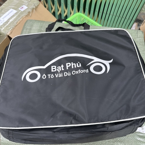 Bạt Phủ Xe Ô Tô Vải Dù OXFORD Cao cấp ( vỏ đen)