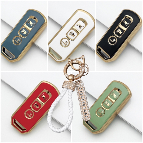 combo ốp sh 3 nút nhựa đen+móc thừng+số