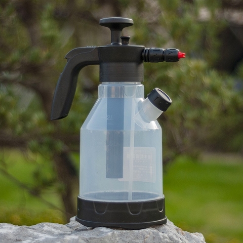 Bình tạo bọt trong suốt dung tích 2L có cốc đo định lượng