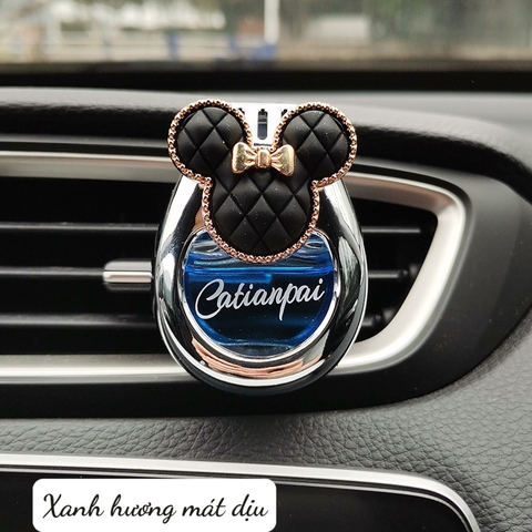 Nước hoa cửa gió CatPai Xanh - Mickey Đen