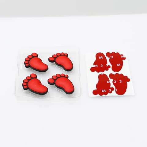 Bộ 4 miếng chống va đập hình bước chân mini