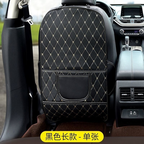 Tấm chắn lưng ghế ô tô Da PU bảo vệ hàng sau - chống nước dễ dàng lau chùi