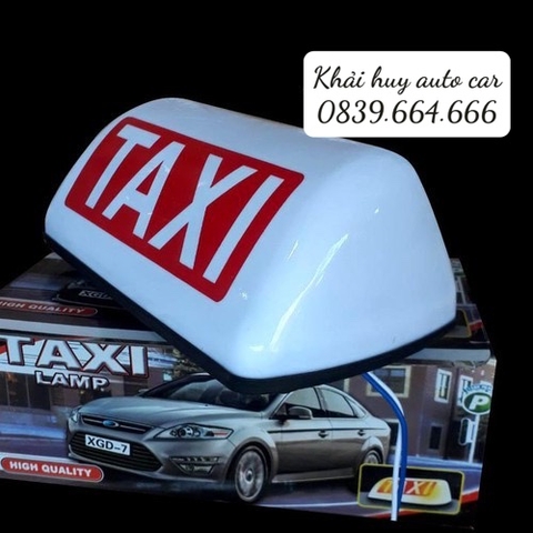 Mào TAXI đế nam châm có đèn size nhỏ 28cm