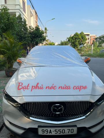Bạt phủ nóc kín capo xe ô tô  hàng 5d 3 lớp dày dặn - full nóc