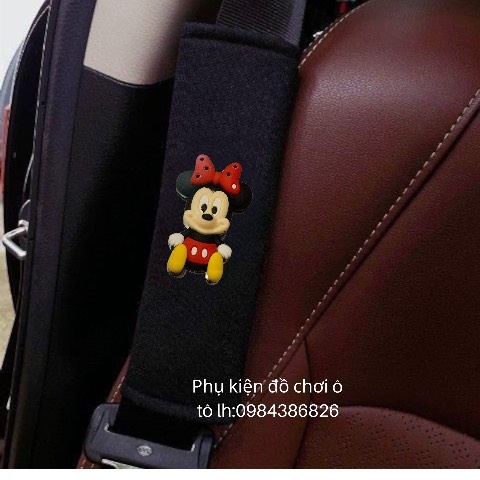 combo đai an toàn đen+mikey có nơ