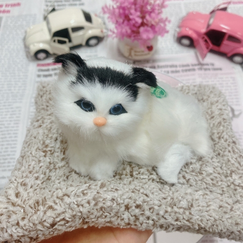 Thú bông than hoạt tính size mini 15x17cm
