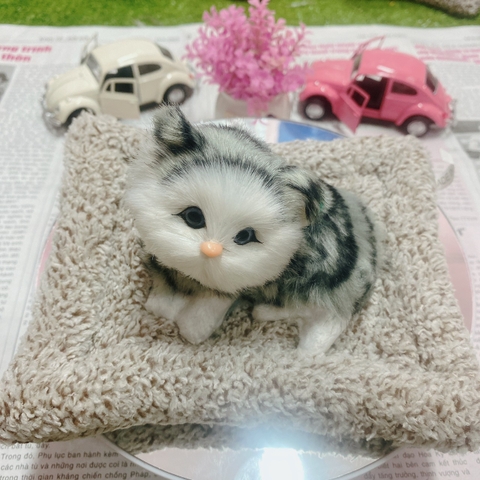 Thú bông than hoạt tính size mini 15x17cm