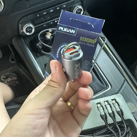 Tẩu sạc nhanh 100W - tẩu âm