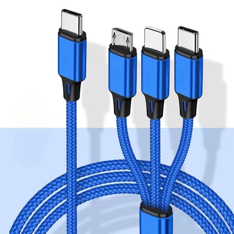 Dây sạc 3 đầu giá rẻ