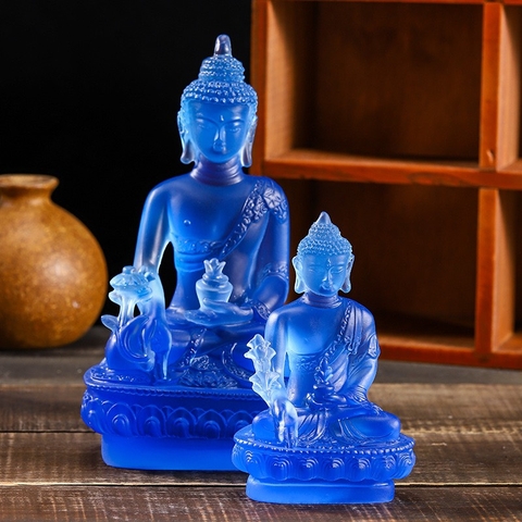 Tượng Phật Dược Sư lưu ly đủ màu phong thuỷ