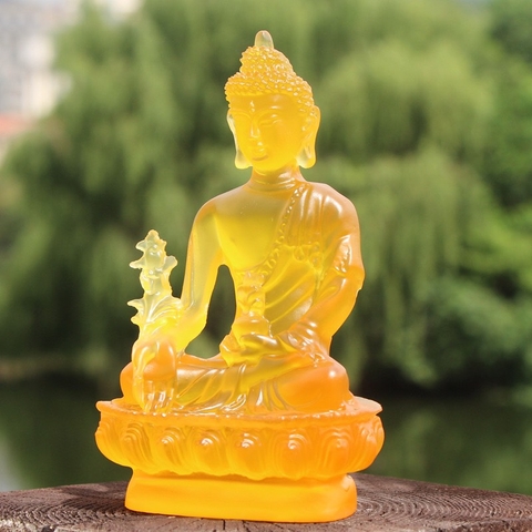 Tượng Phật Dược Sư lưu ly đủ màu phong thuỷ