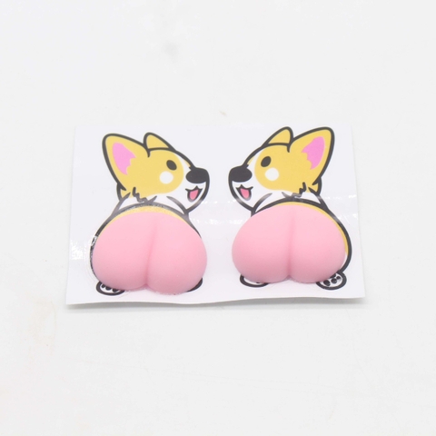 Set 2 miếng dán mông silicon stiker nhiều hình