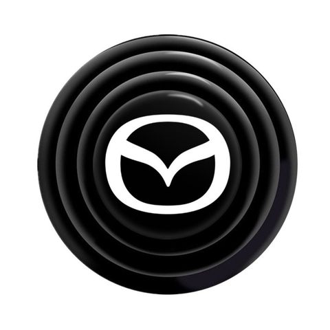 Nút giảm chấn logo hãng xe màu đen - NGC