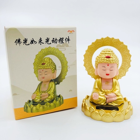 Tượng Phật Như Lai Gật Đầu Toả Vầng Hào Quang -năng lượng MT