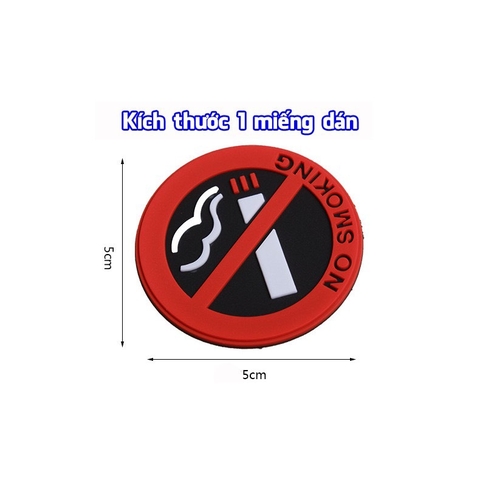 Miếng dán cảnh báo cấm hút thuốc
