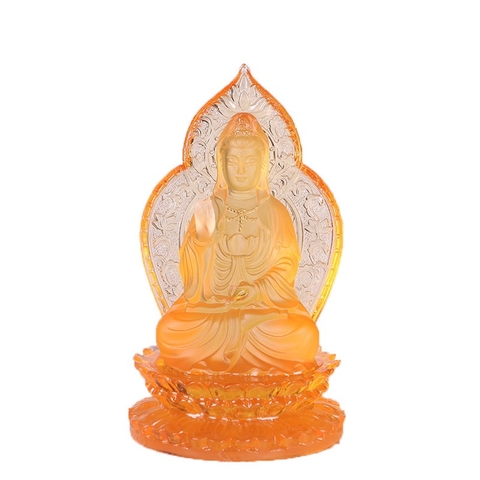 (17 mẫu ) Tượng phật bà Quan âm lưu ly trang trí taplo xe hơi