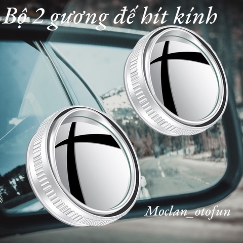Bộ 2 gương có viền xoay 360