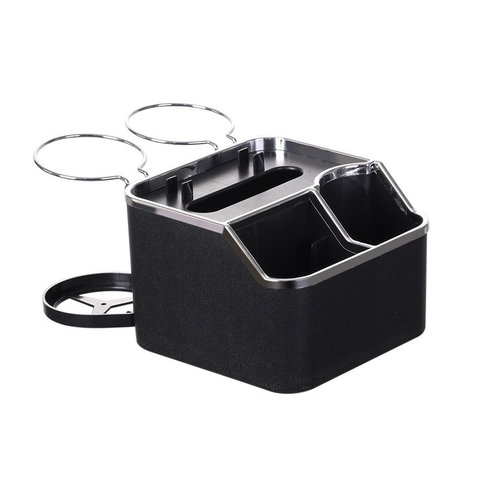 (4 in 1) Hộp đựng đồ 4 ngăn đa năng đặt trên tỳ tay trong xe màu - HTT