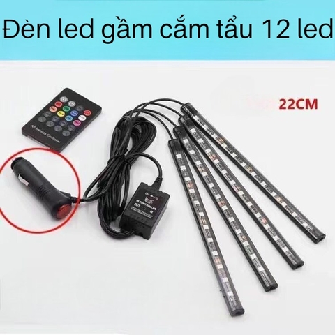 Đèn Led gầm ghế ô tô nháy theo nhạc 4 thanh dài
