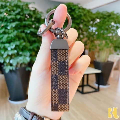 ( 8 màu) Móc khoá da LV