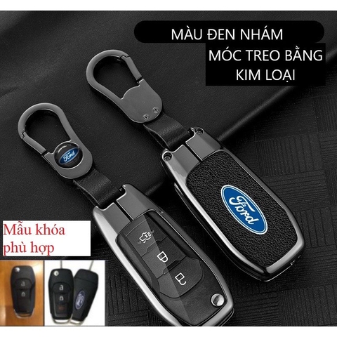 Bộ ốp kim loại mặt trong suốt +lưng da móc ngắn hãng Ford